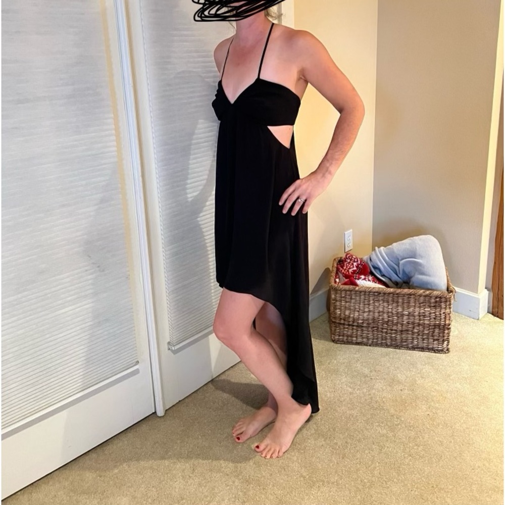 Express Black Dress - Elegant Evening Look